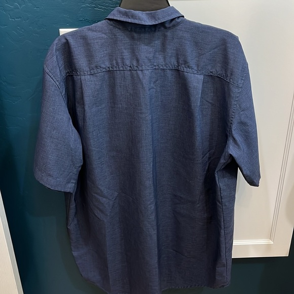 Orvis short sleeve blue shirt - Picture 2 of 8